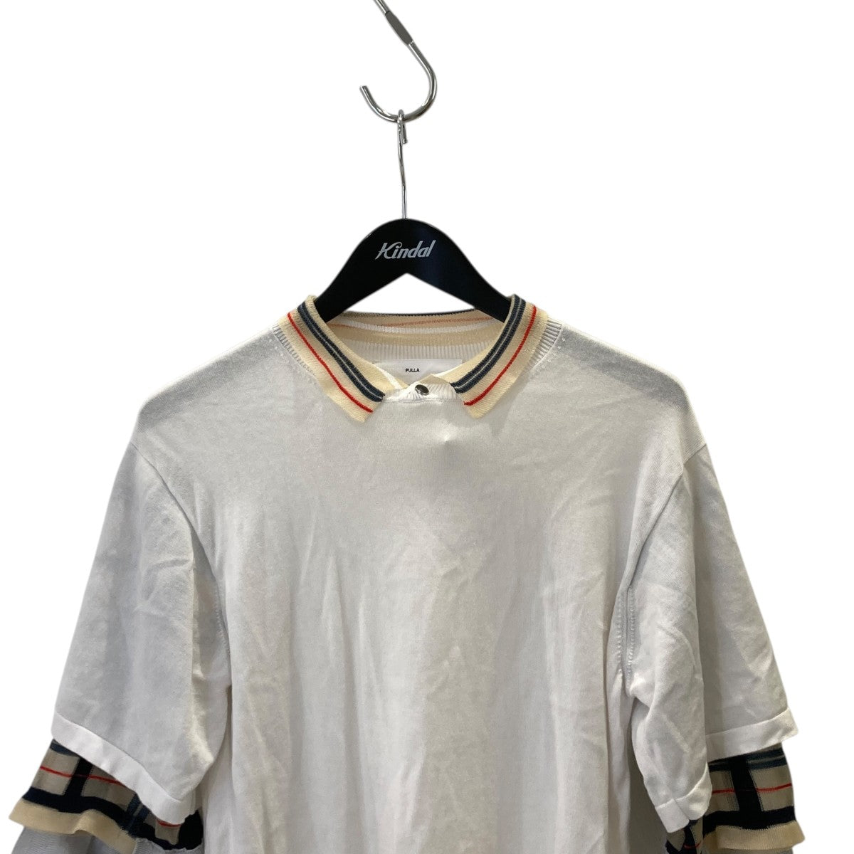 check knit top襟付ニットTP81-XN204