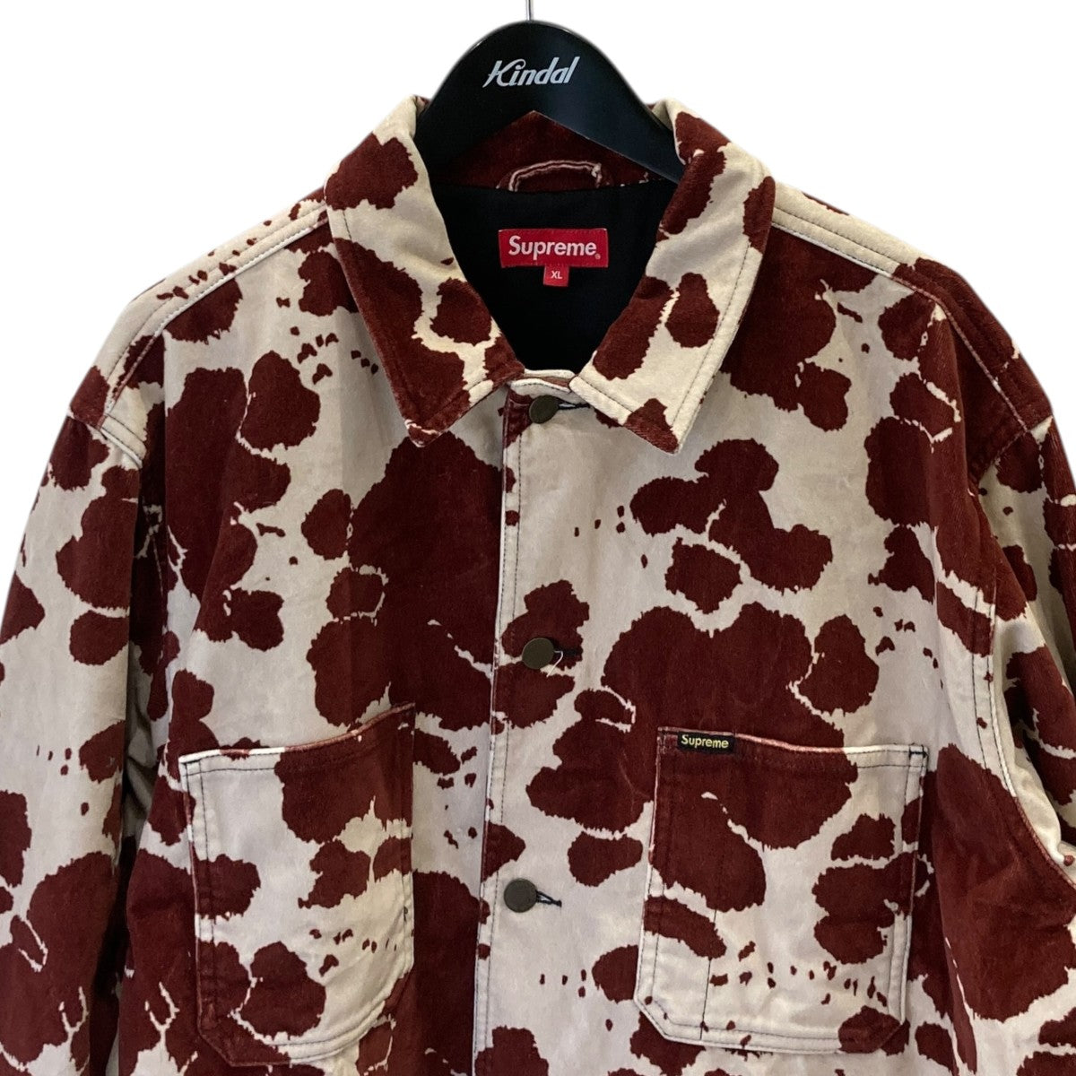 20SSVelvet Chore Coat Cowジャケット