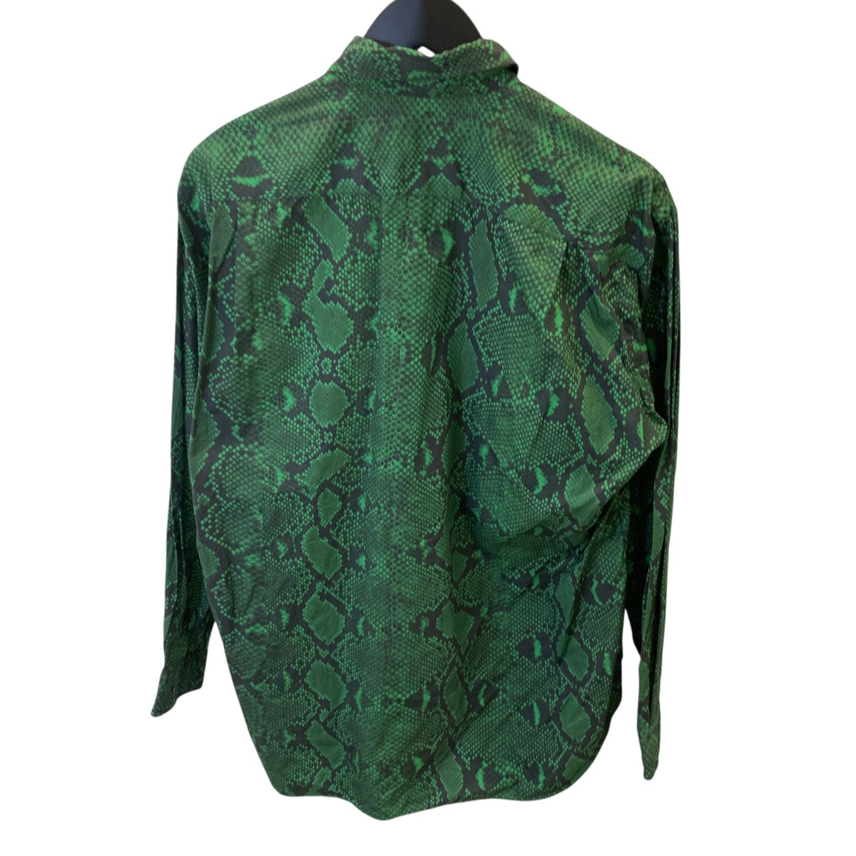PYTHON PRINTED COTTON REGULAR COLLAR SHIRTパイソン柄総柄シャツ／長袖シャツ3B001-0219-37