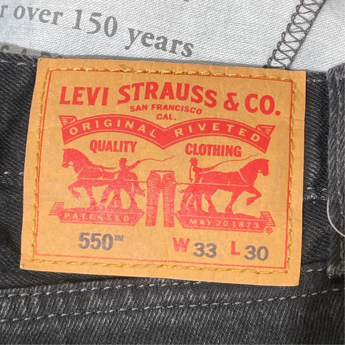 LEVI’S 550 Relaxed Fit Jeansデニムパンツ00550-0260 古着・中古-6枚目のアイテム画像
