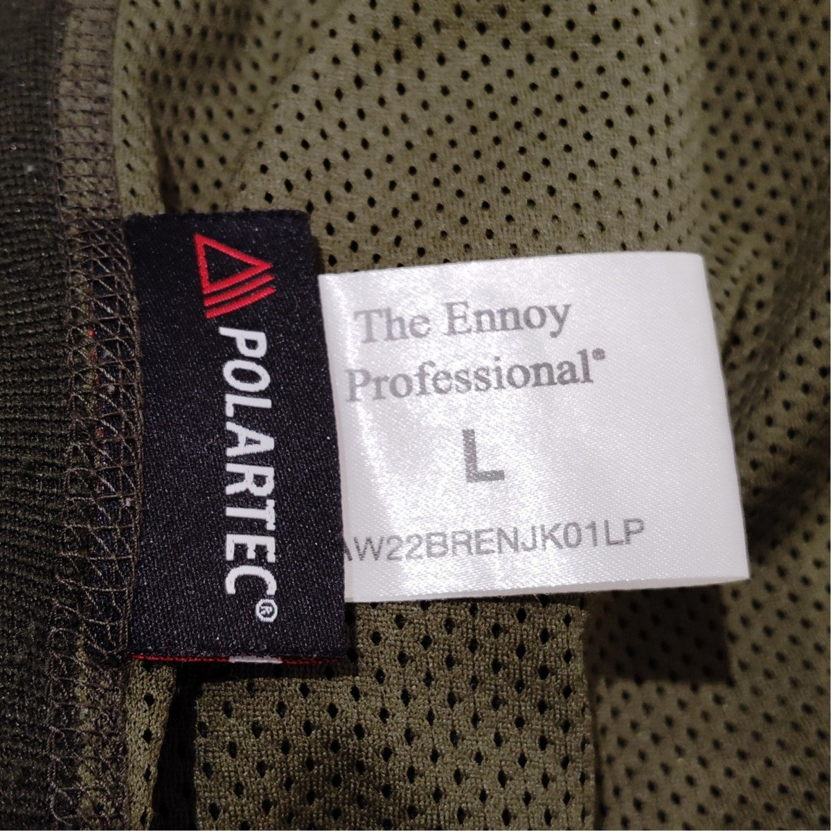 ENNOY Polartec City Fleece JacketフリースジャケットAW22BRENJK01LP 古着・中古-6枚目のアイテム画像