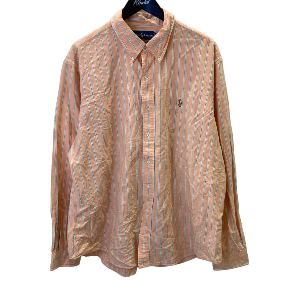 CUSTOM FITストライプオックスフォードBDシャツ／ストライプシャツ