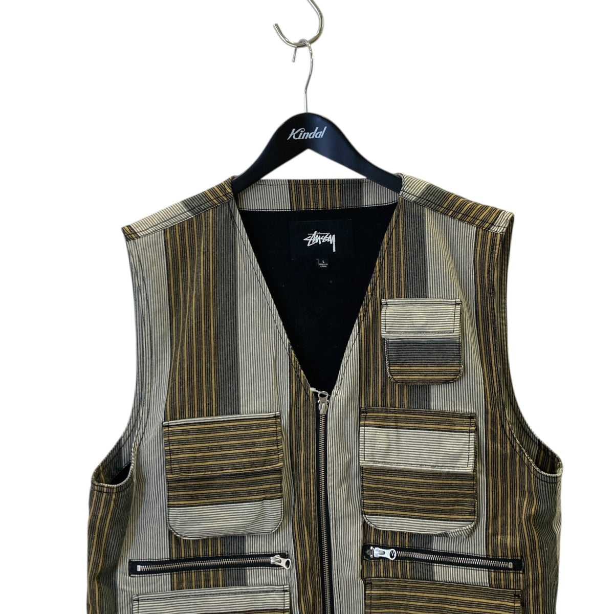 Stripe Cargo Vestストライプベスト115531