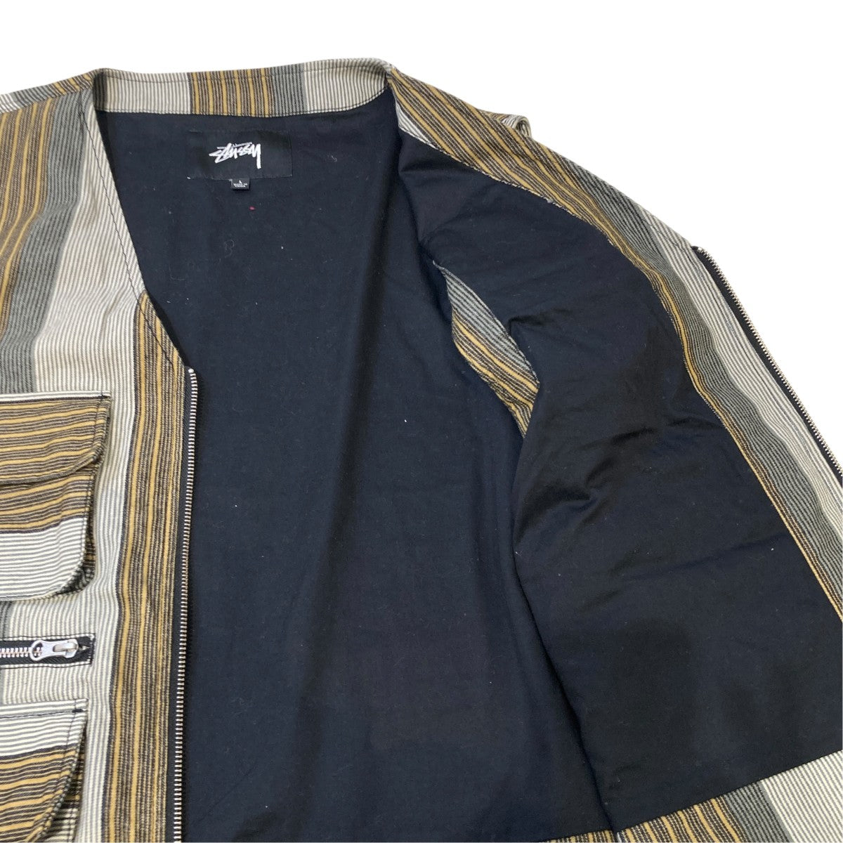 Stripe Cargo Vestストライプベスト115531