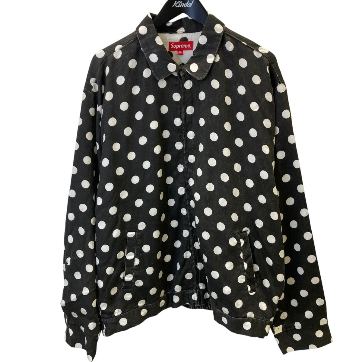 18SSPolka Dots Rayon Work Jacketドット柄スイングトップ／ジャケット
