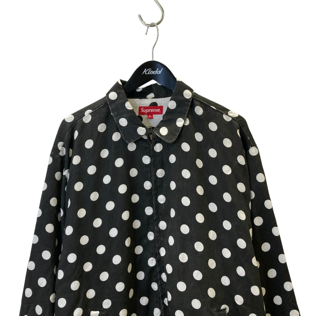 18SSPolka Dots Rayon Work Jacketドット柄スイングトップ／ジャケット