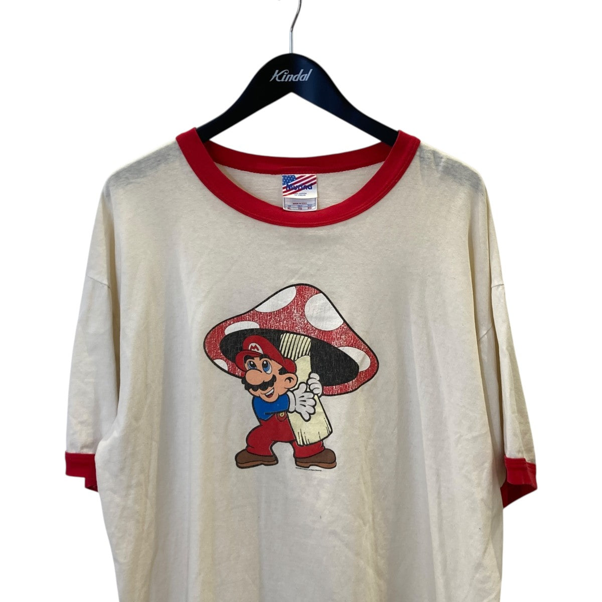 00s スーパーマリオリンガーTシャツ／半袖カットソー