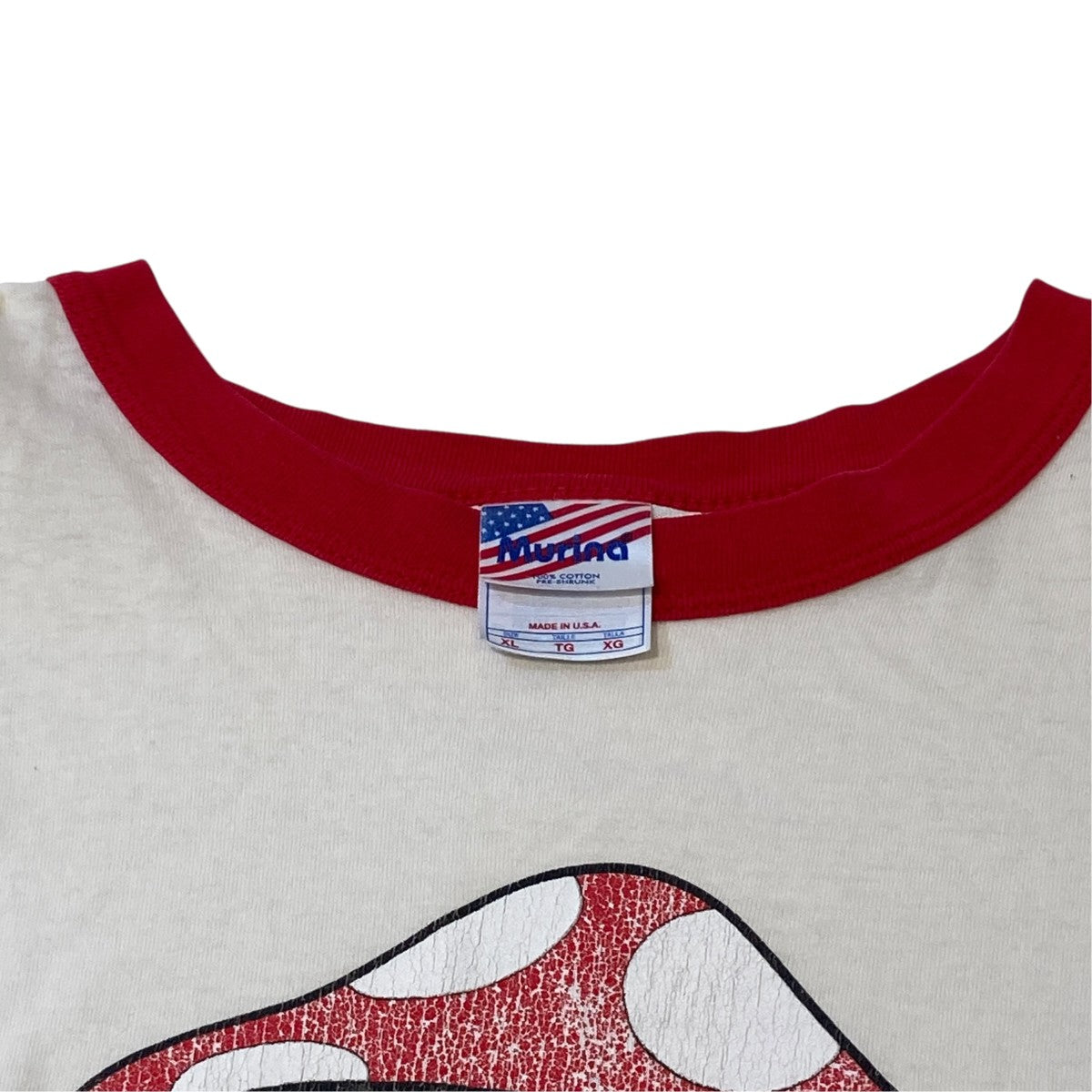 00s スーパーマリオリンガーTシャツ／半袖カットソー