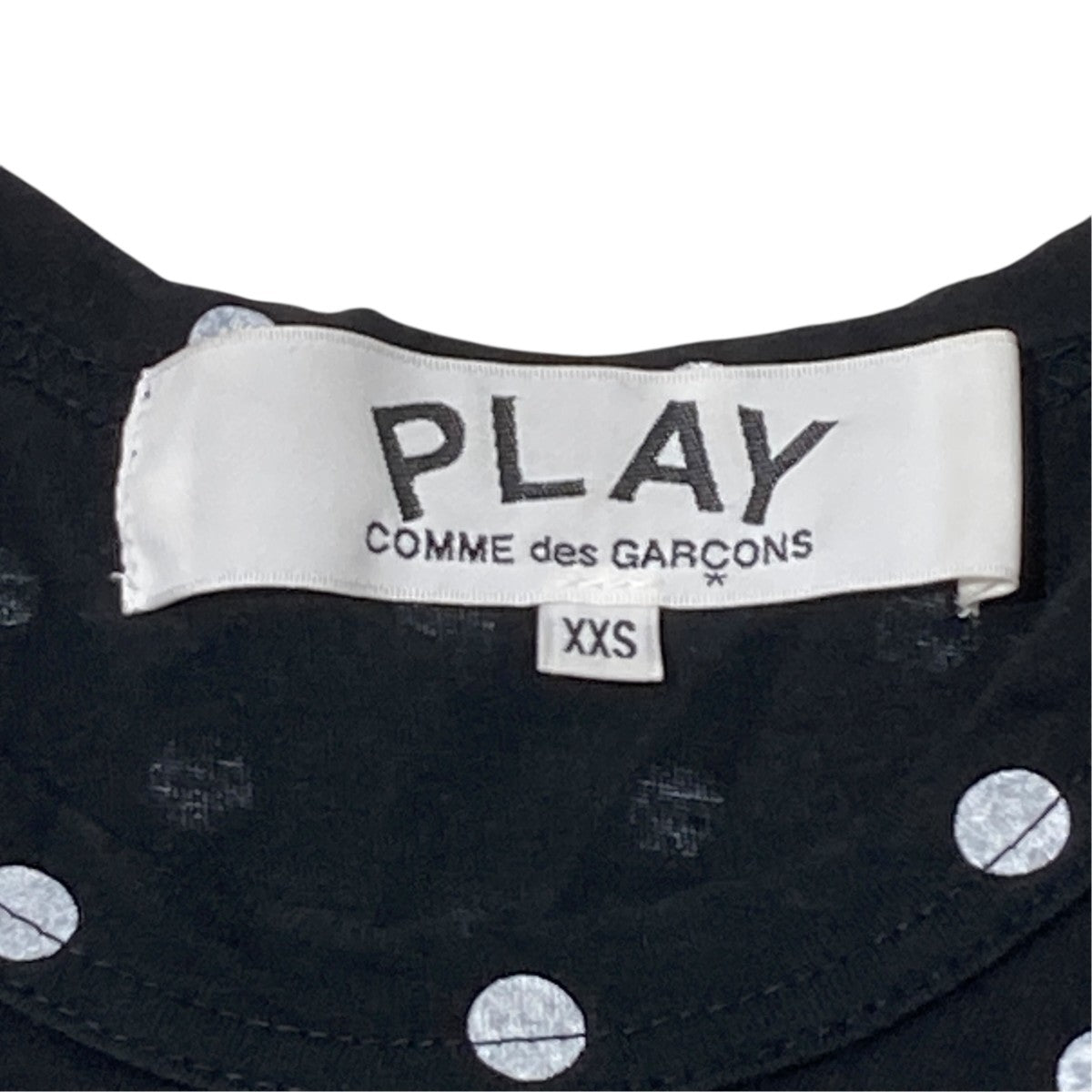ドット柄長袖TシャツAX-T166