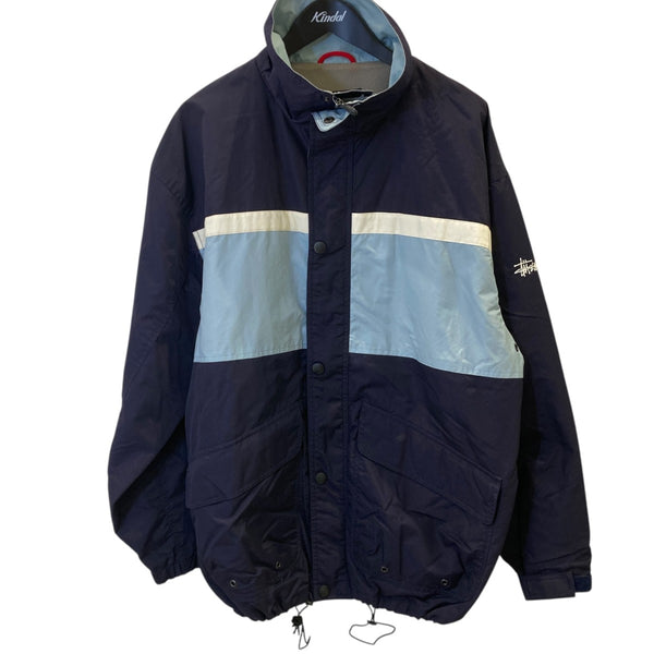 90s 紺タグ OLD STUSSY ナイロンジャケット 短丈 ドローコード付 stussy(ステューシー) 90s 紺タグ オールドステューシーナイロン