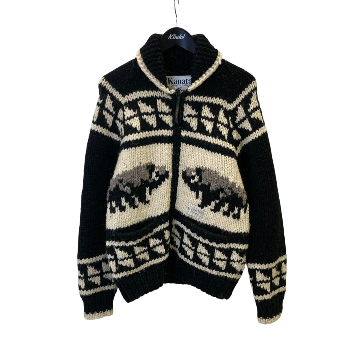 BUFFALO W-COWICHANカウチンニットカーディガン132KHKAN-KNM01