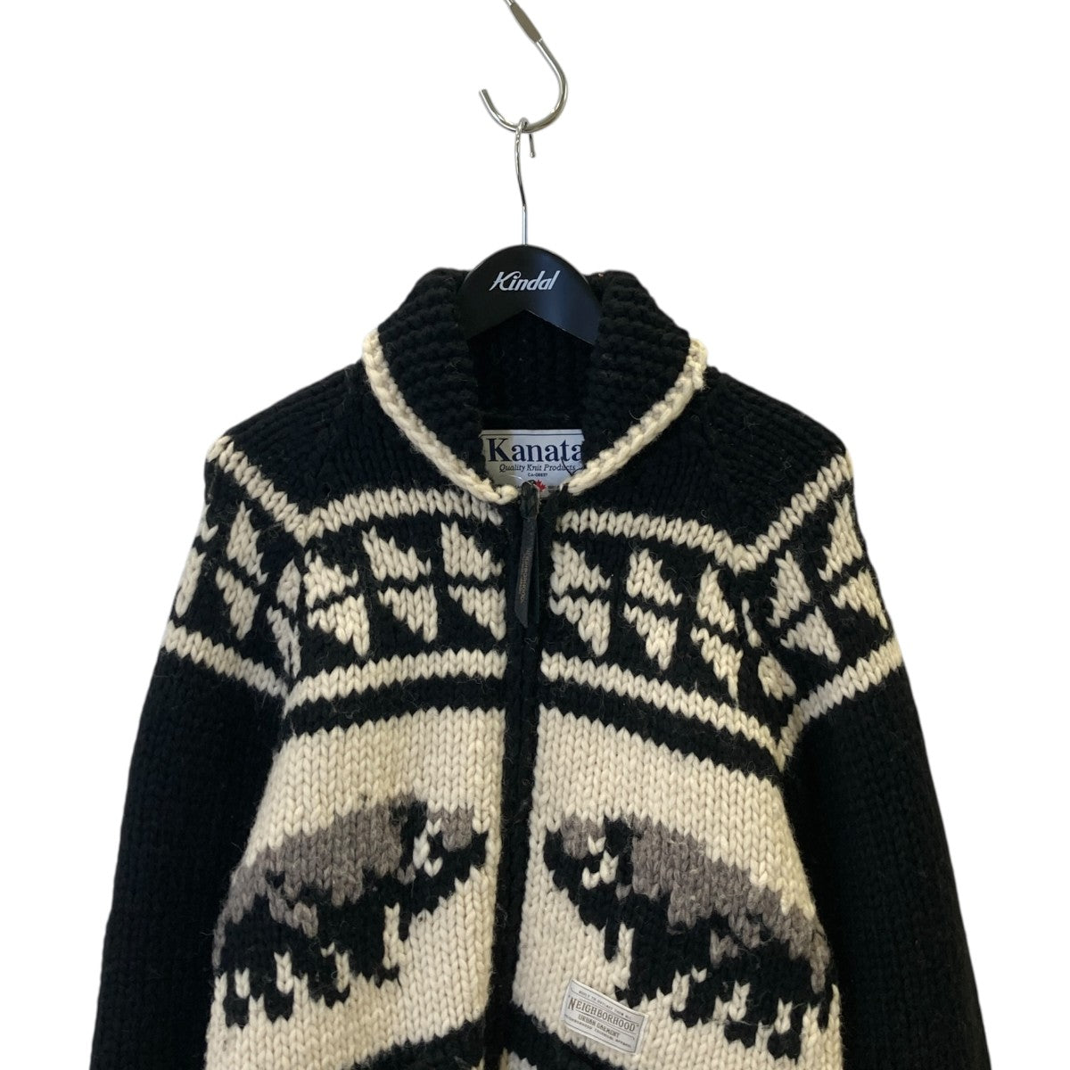 BUFFALO W-COWICHANカウチンニットカーディガン132KHKAN-KNM01