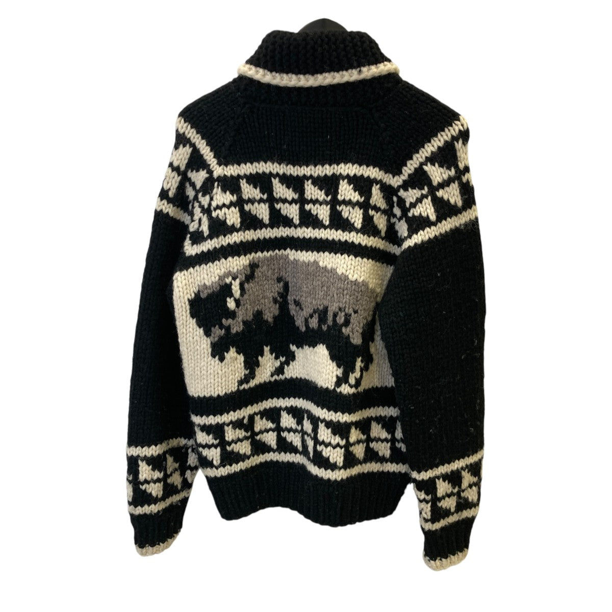 BUFFALO W-COWICHANカウチンニットカーディガン132KHKAN-KNM01