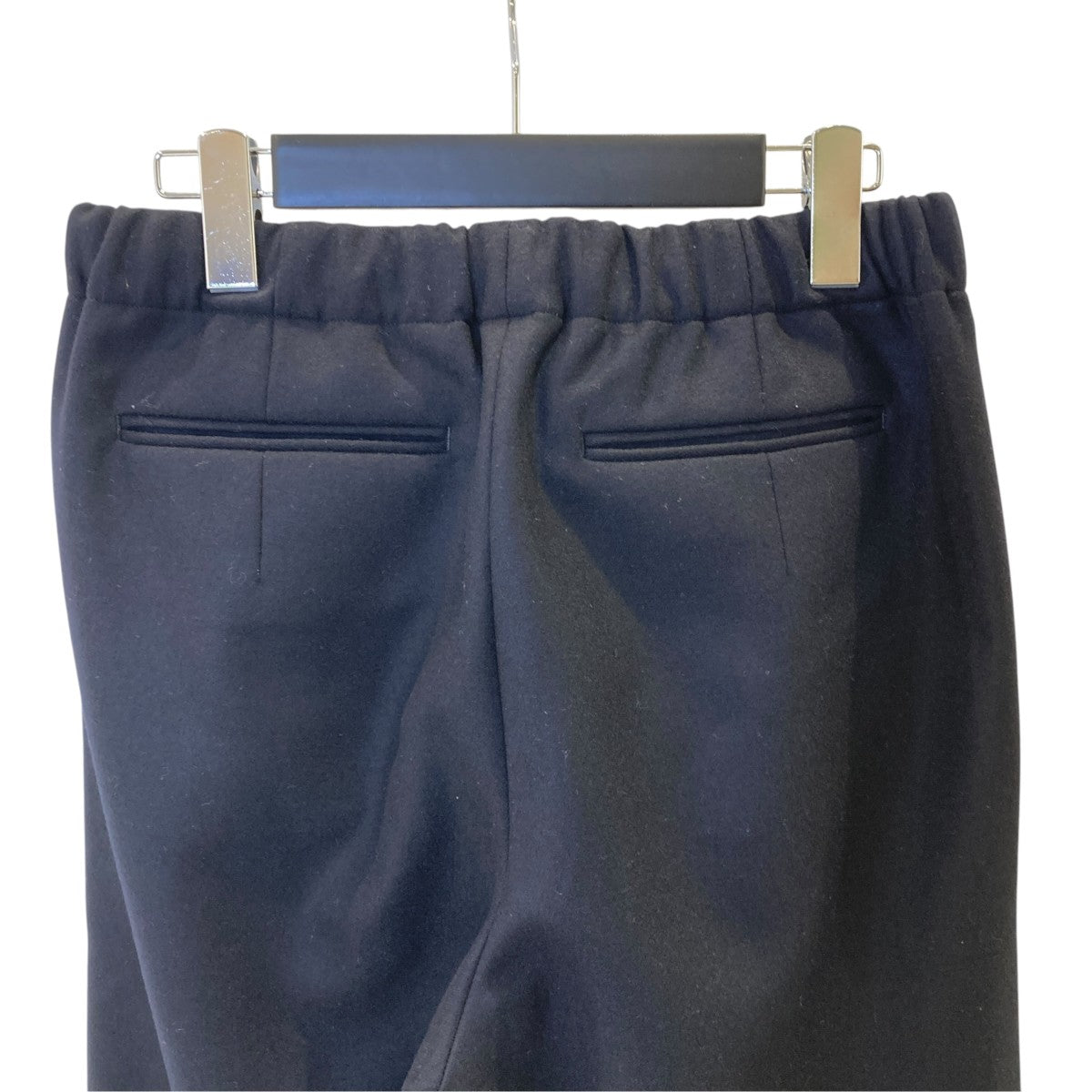 LIGHT MELTON EASY SLACKSウールパンツA6AP04LM