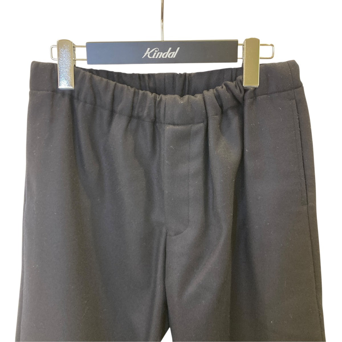 LIGHT MELTON EASY SLACKSウールパンツA6AP04LM