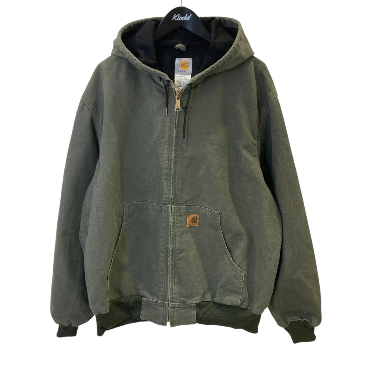 CarHartt アクティブジャケットフーデッドジャケットJ208 古着・中古-1枚目のアイテム画像