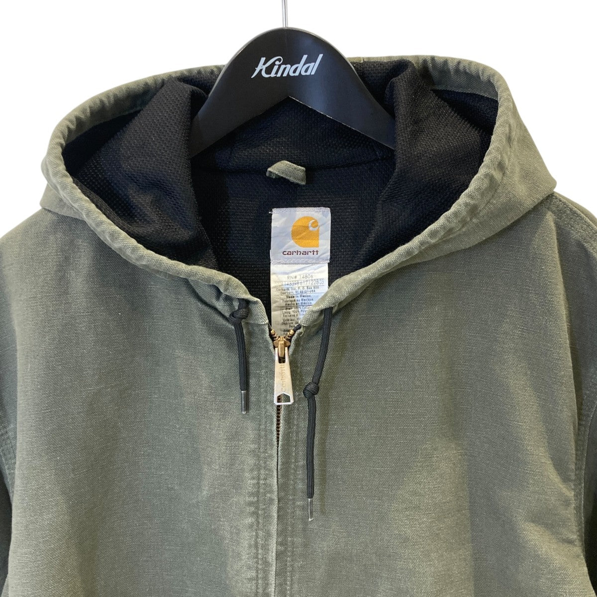 CarHartt アクティブジャケットフーデッドジャケットJ208 古着・中古-3枚目のアイテム画像