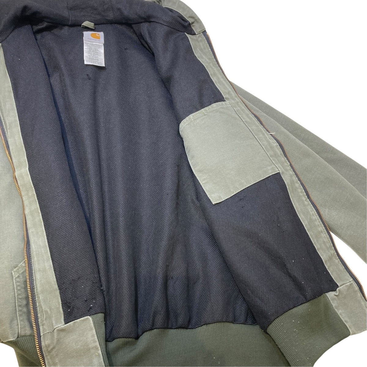 CarHartt アクティブジャケットフーデッドジャケットJ208 古着・中古-5枚目のアイテム画像