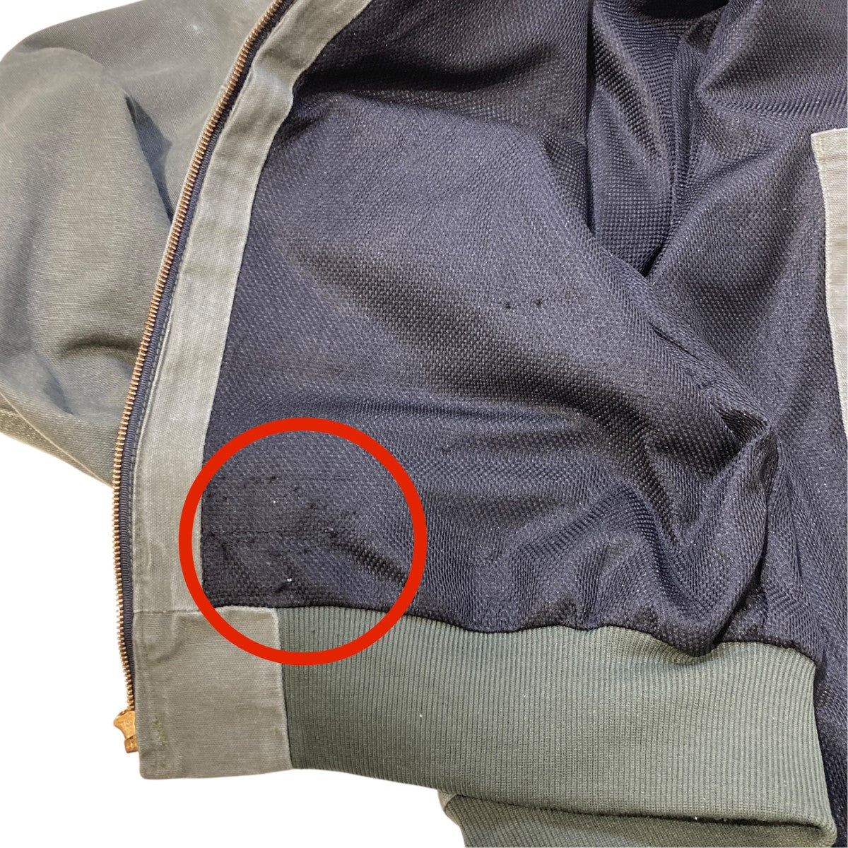 CarHartt アクティブジャケットフーデッドジャケットJ208 古着・中古-8枚目のアイテム画像