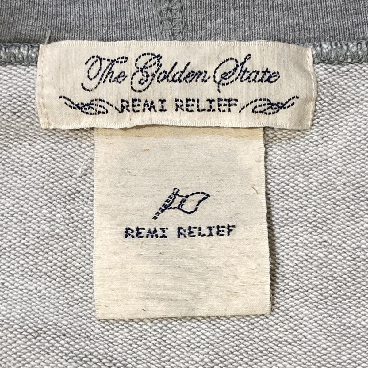 REMI RELIEF ダメージ加工ジップパーカー 古着・中古-6枚目のアイテム画像