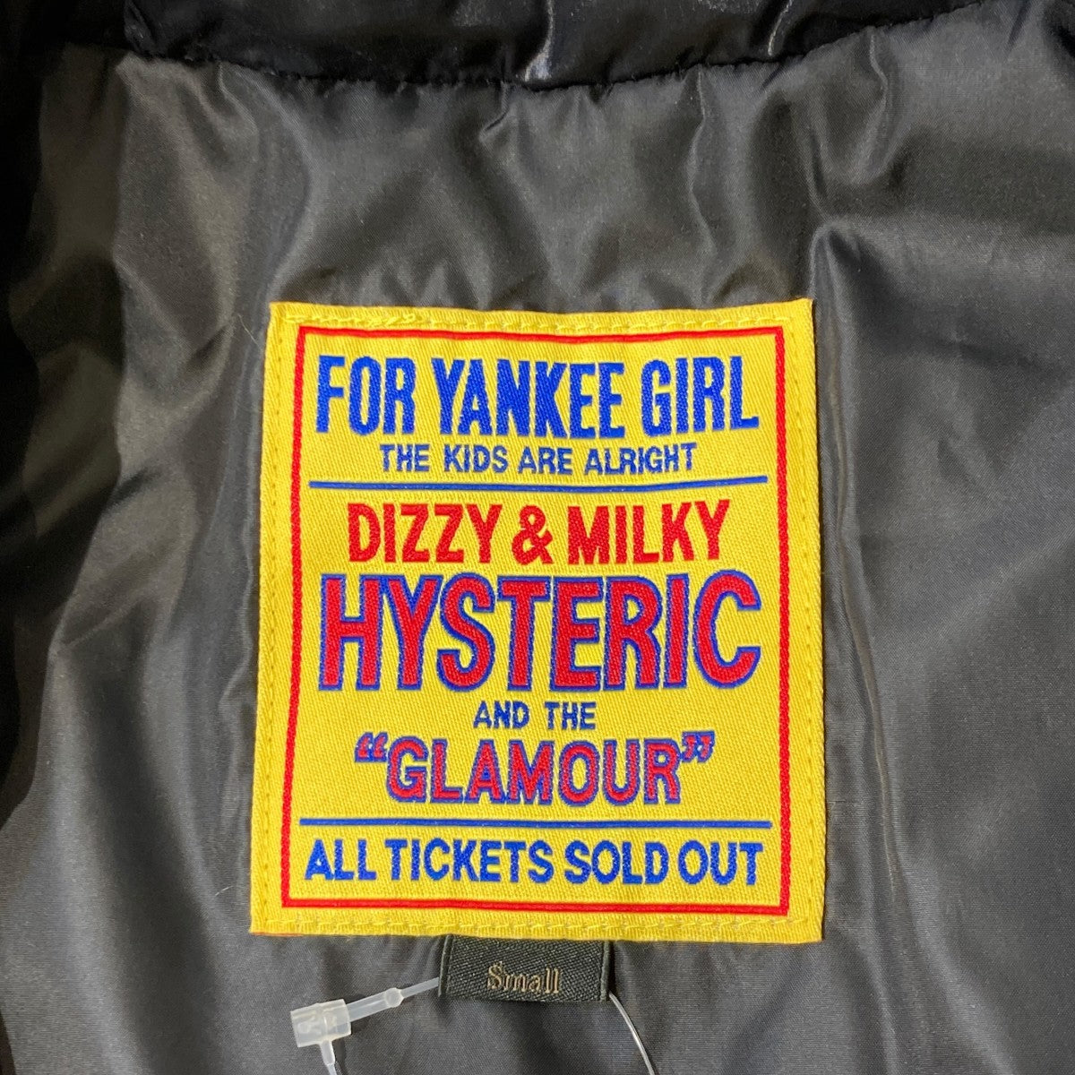 Hysteric Glamour GLAM ROCKワッペン スタンドカラーブルゾン中綿ジャケット01233AB03 古着・中古-4枚目のアイテム画像