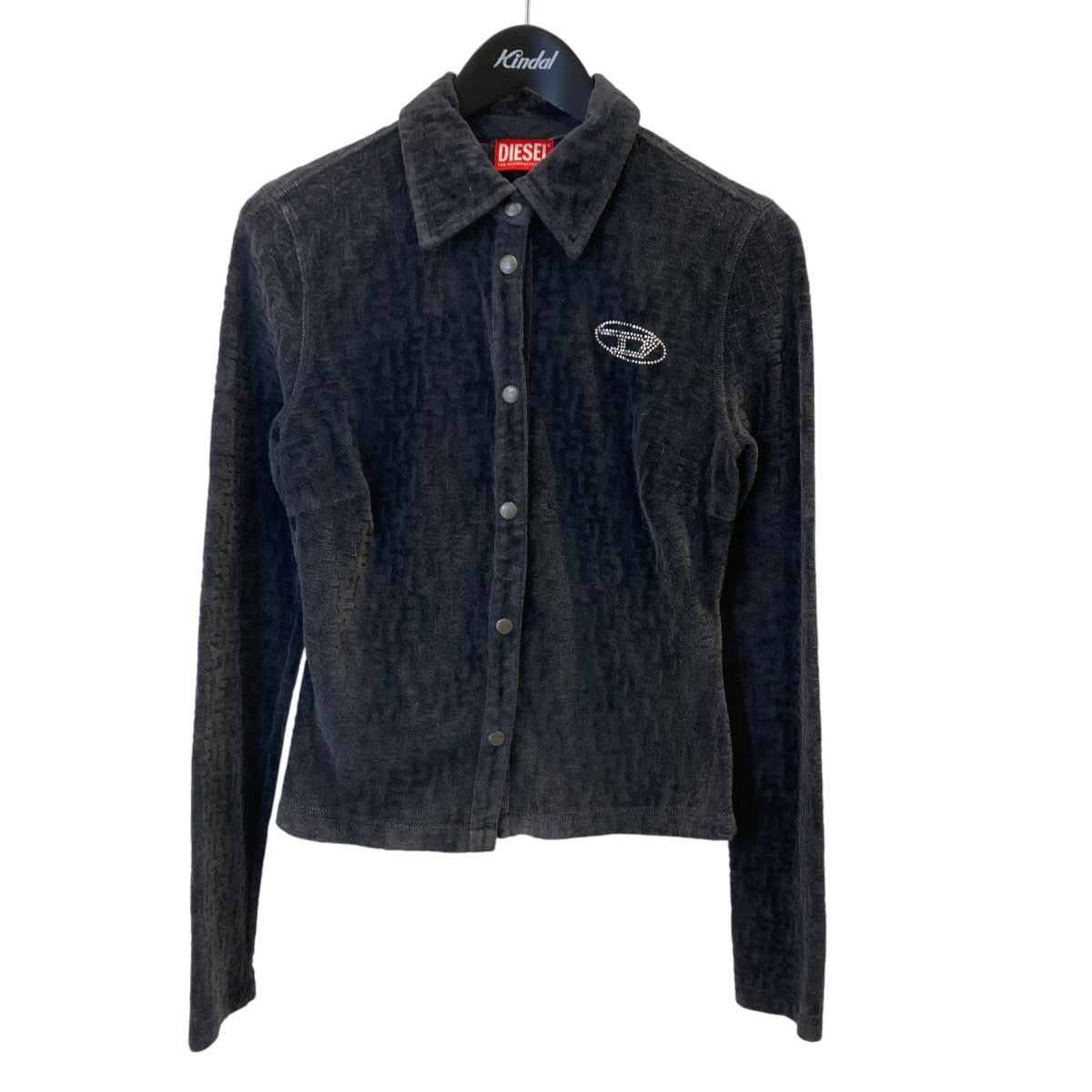 DIESEL T-AMUSEジャガードシャツA10414 古着・中古-1枚目のアイテム画像