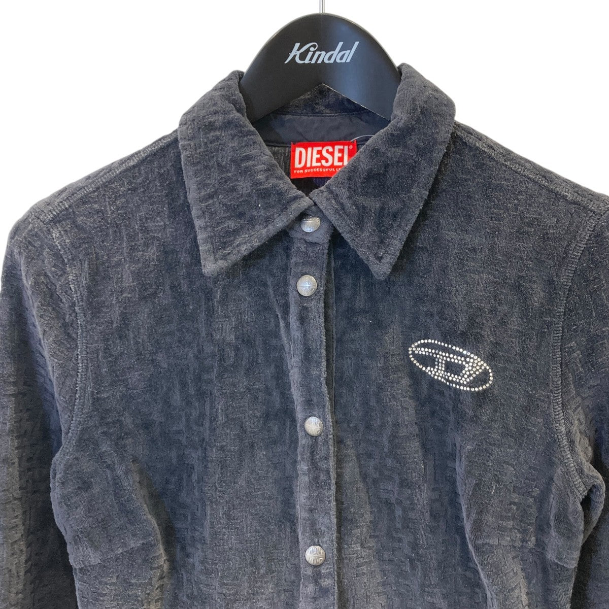 DIESEL T-AMUSEジャガードシャツA10414 古着・中古-3枚目のアイテム画像