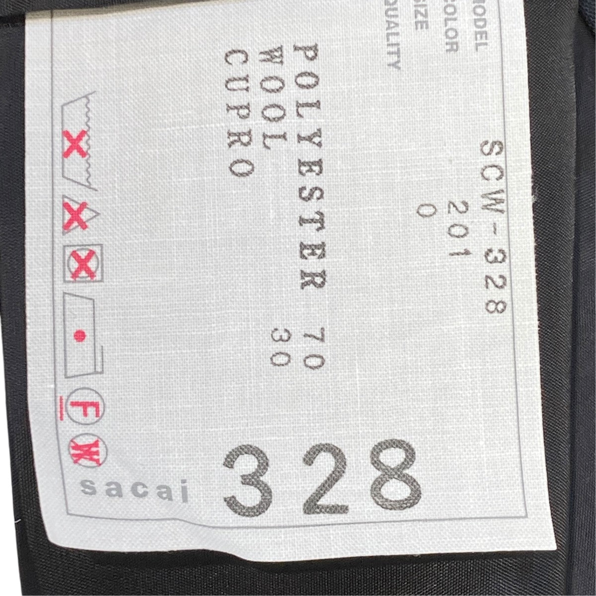 sacai Suiting PantsスラックスSCW-328 古着・中古-7枚目のアイテム画像