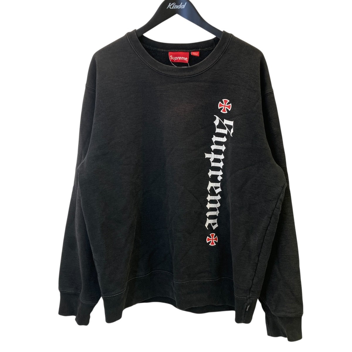 Supreme×INDEPENDENT 17AWFuck The Rest Crewneckスウェット 古着・中古-1枚目のアイテム画像