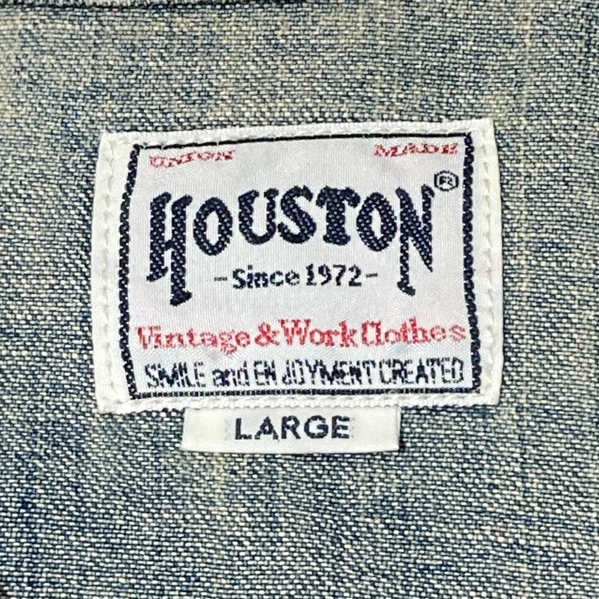 HOUSTON WW2 プルオーバーデニムシャツ40696 古着・中古-5枚目のアイテム画像