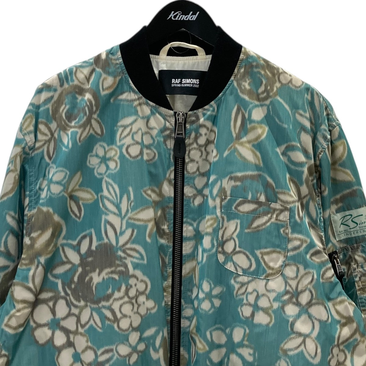 RAF SIMONS 22SSフローラルボンバージャケットMA-1ジャケットMOD.221-624 古着・中古-2枚目のアイテム画像