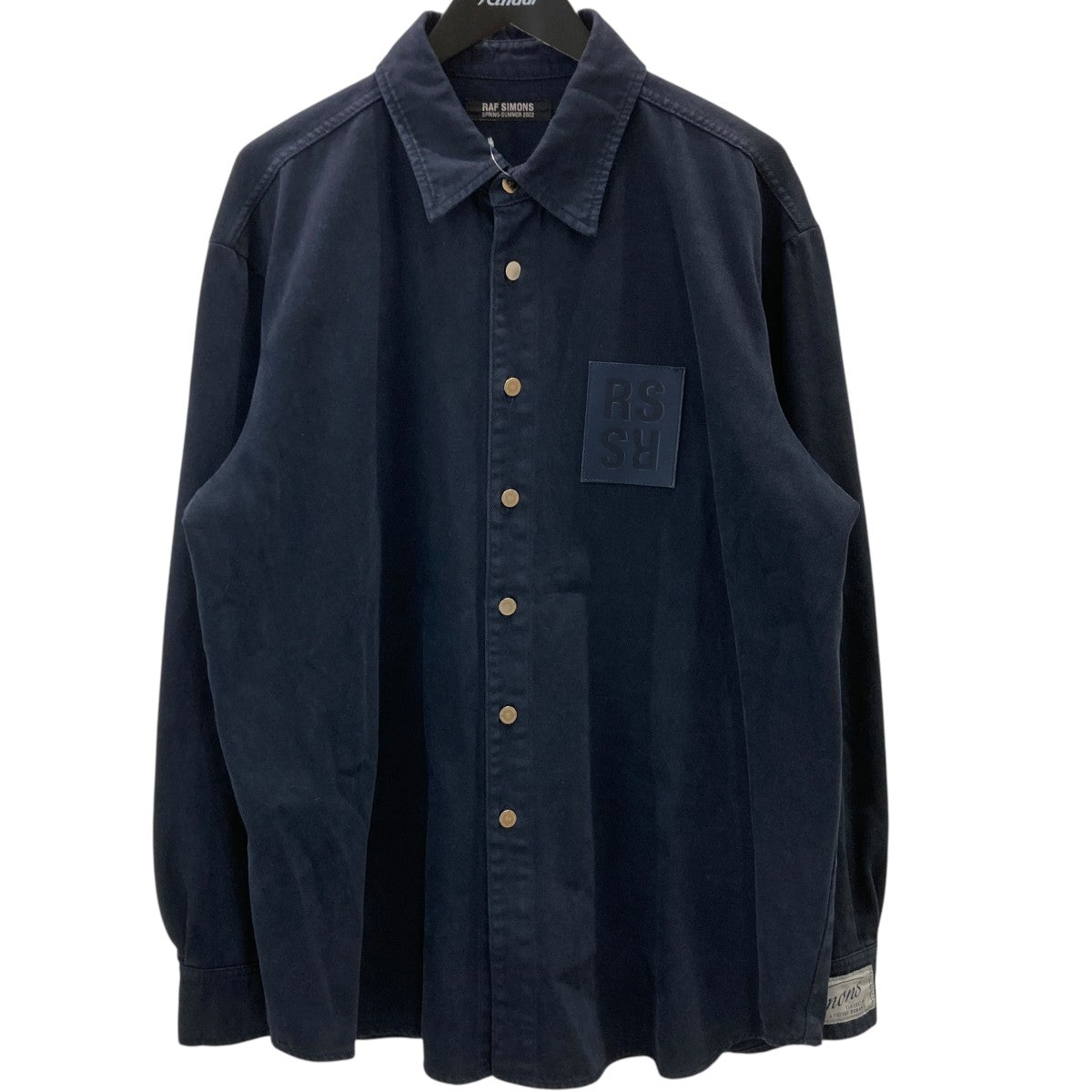 RAF SIMONS 22SSStraight fit denim shirtデニムシャツMOD. 221-M242 古着・中古-1枚目のアイテム画像