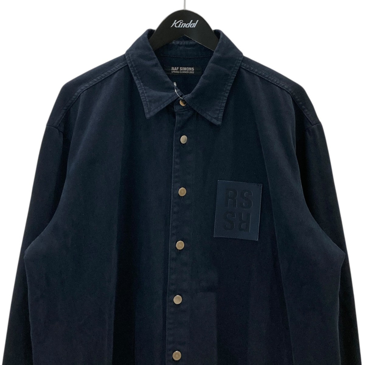 RAF SIMONS 22SSStraight fit denim shirtデニムシャツMOD. 221-M242 古着・中古-2枚目のアイテム画像