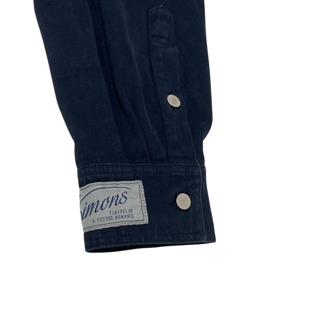 RAF SIMONS 22SSStraight fit denim shirtデニムシャツMOD. 221-M242 古着・中古-4枚目のアイテム画像