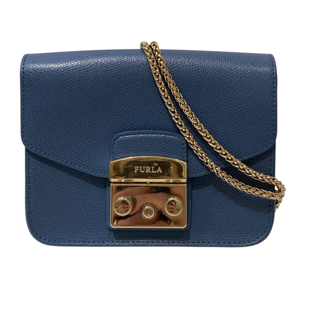 FURLA メトロポリスチェーンショルダーバッグ280892 古着・中古-1枚目のアイテム画像