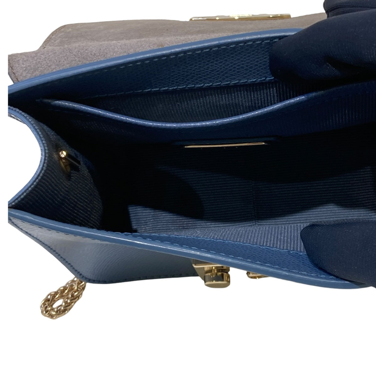 FURLA メトロポリスチェーンショルダーバッグ280892 古着・中古-5枚目のアイテム画像