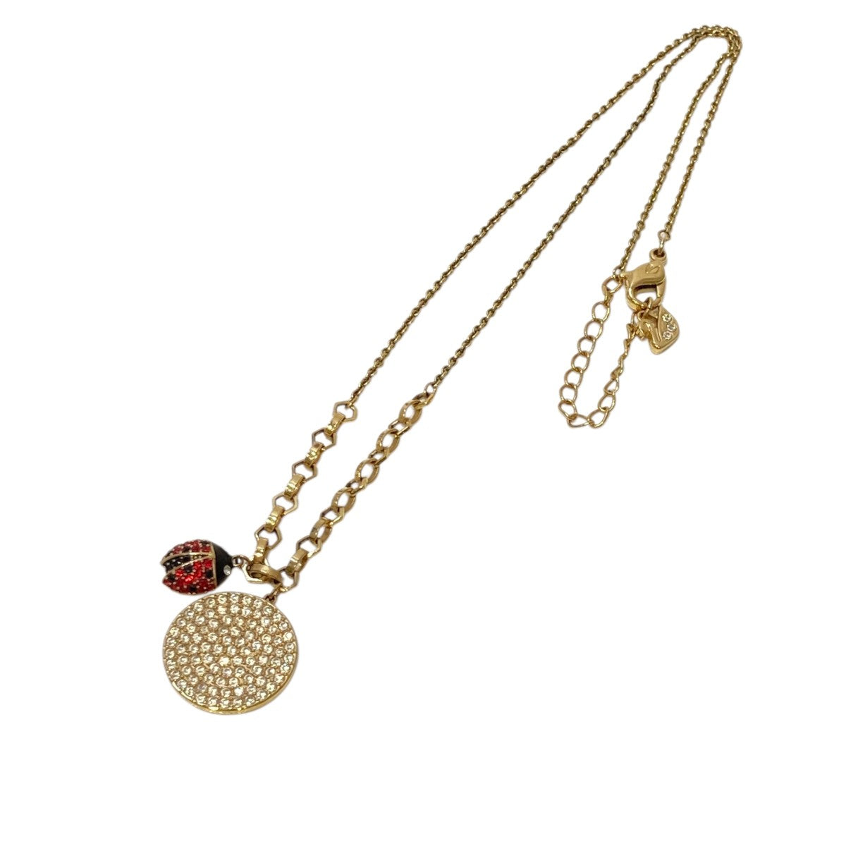 SWAROVSKI てんとう虫ネックレス 古着・中古-1枚目のアイテム画像