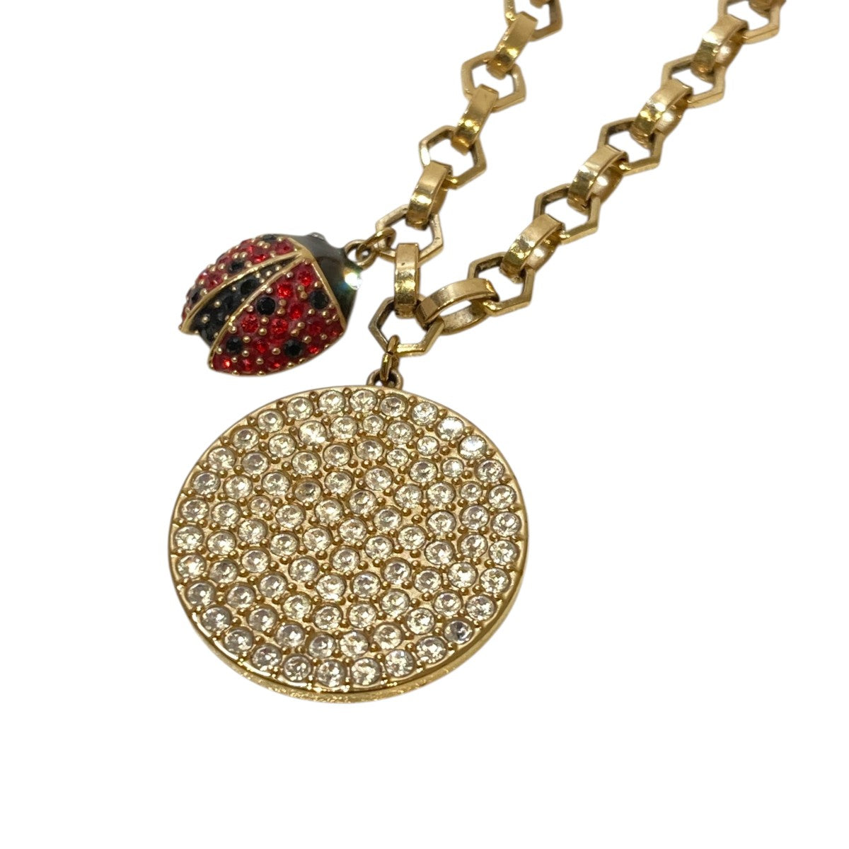 SWAROVSKI てんとう虫ネックレス 古着・中古-3枚目のアイテム画像