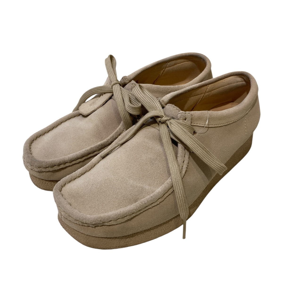 CLARKS WALLABEESモカシンシューズ11826 古着・中古-1枚目のアイテム画像