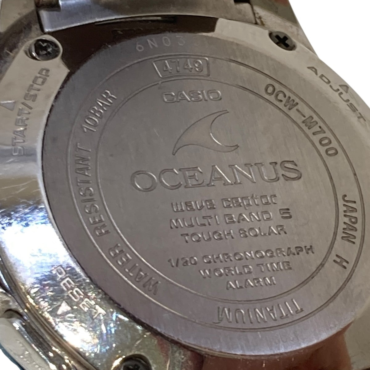 CASIO OCEANUS 電波ソーラー腕時計OCW-M700 古着・中古-7枚目のアイテム画像