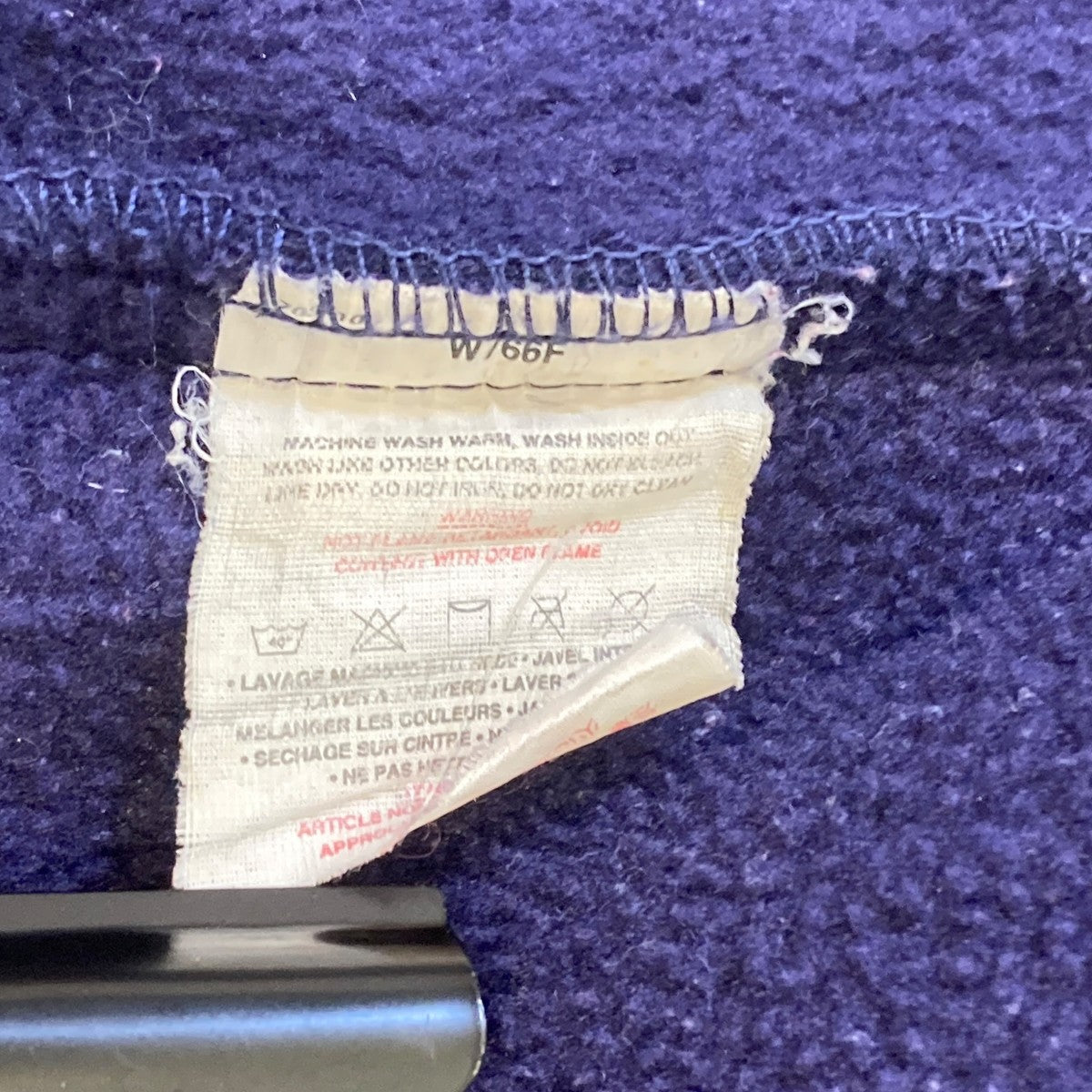 Patagonia 90s USA製 ナス紺フリースジャケット21080 古着・中古-6枚目のアイテム画像