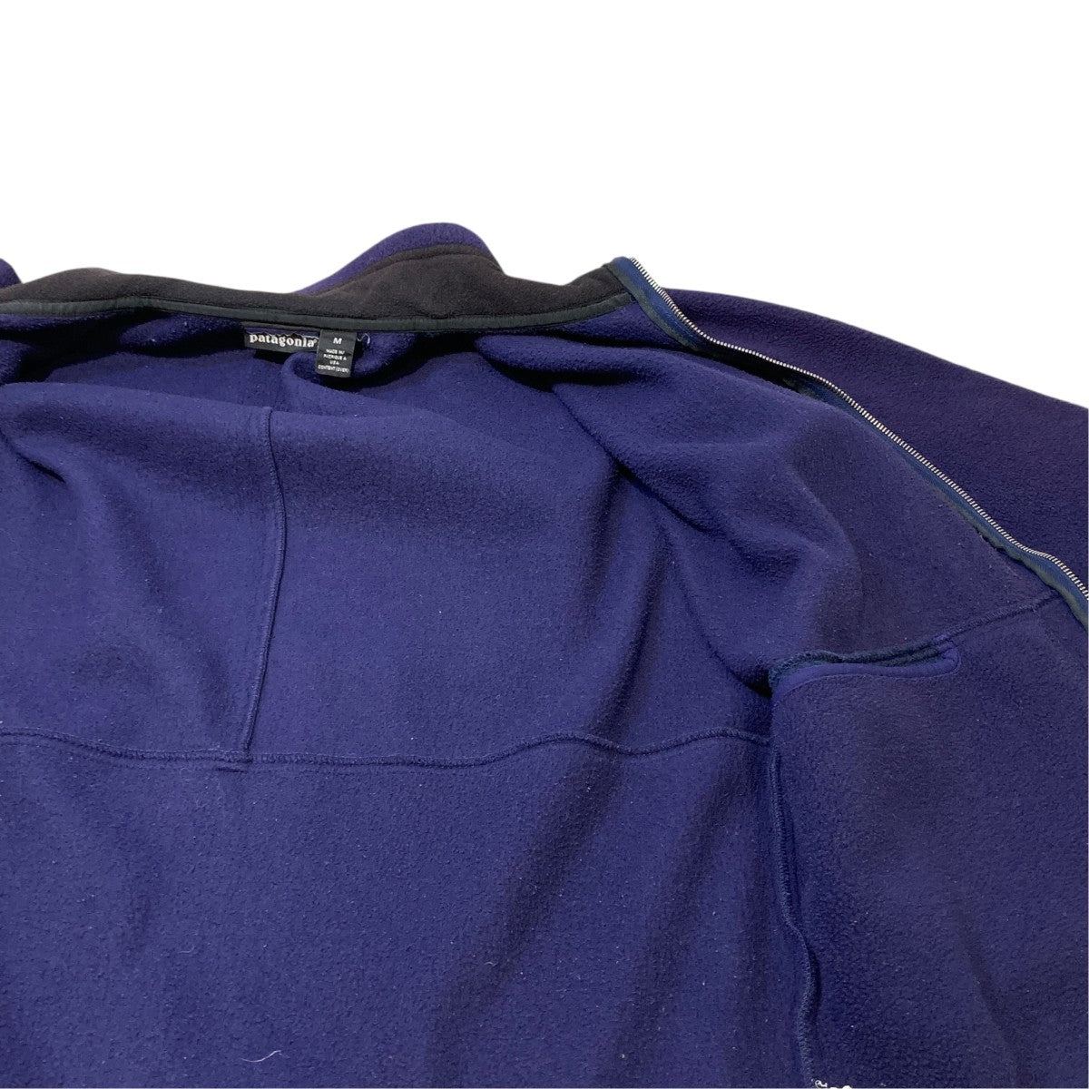 Patagonia 90s USA製 ナス紺フリースジャケット21080 古着・中古-7枚目のアイテム画像