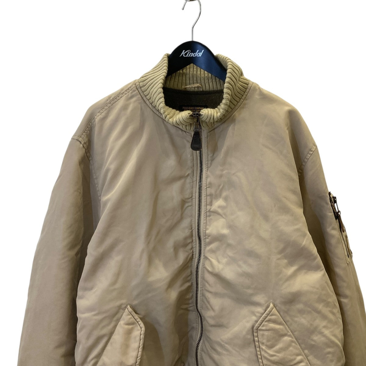 POLO JEANS 90~00sフライトジャケット 古着・中古-2枚目のアイテム画像