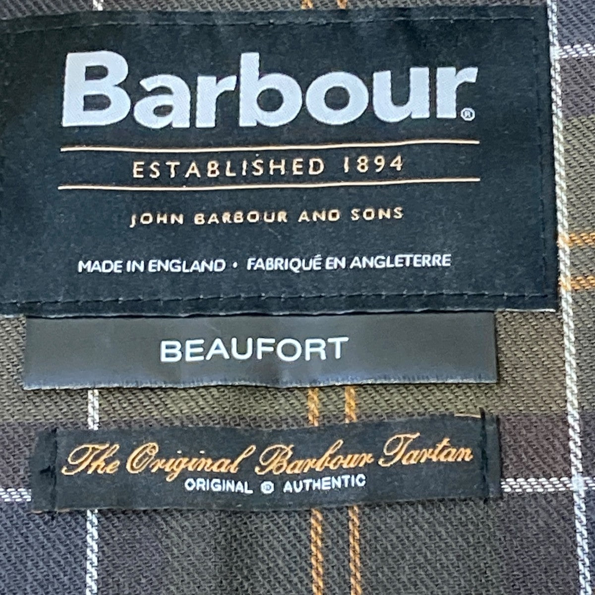 Barbour BEAUFORT WAXED COTTONジャケットMWX0017BE 古着・中古-6枚目のアイテム画像