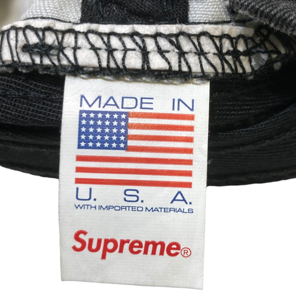 Supreme(シュプリーム) 25SSS Logo 6-Panel Capキャップ ブラック