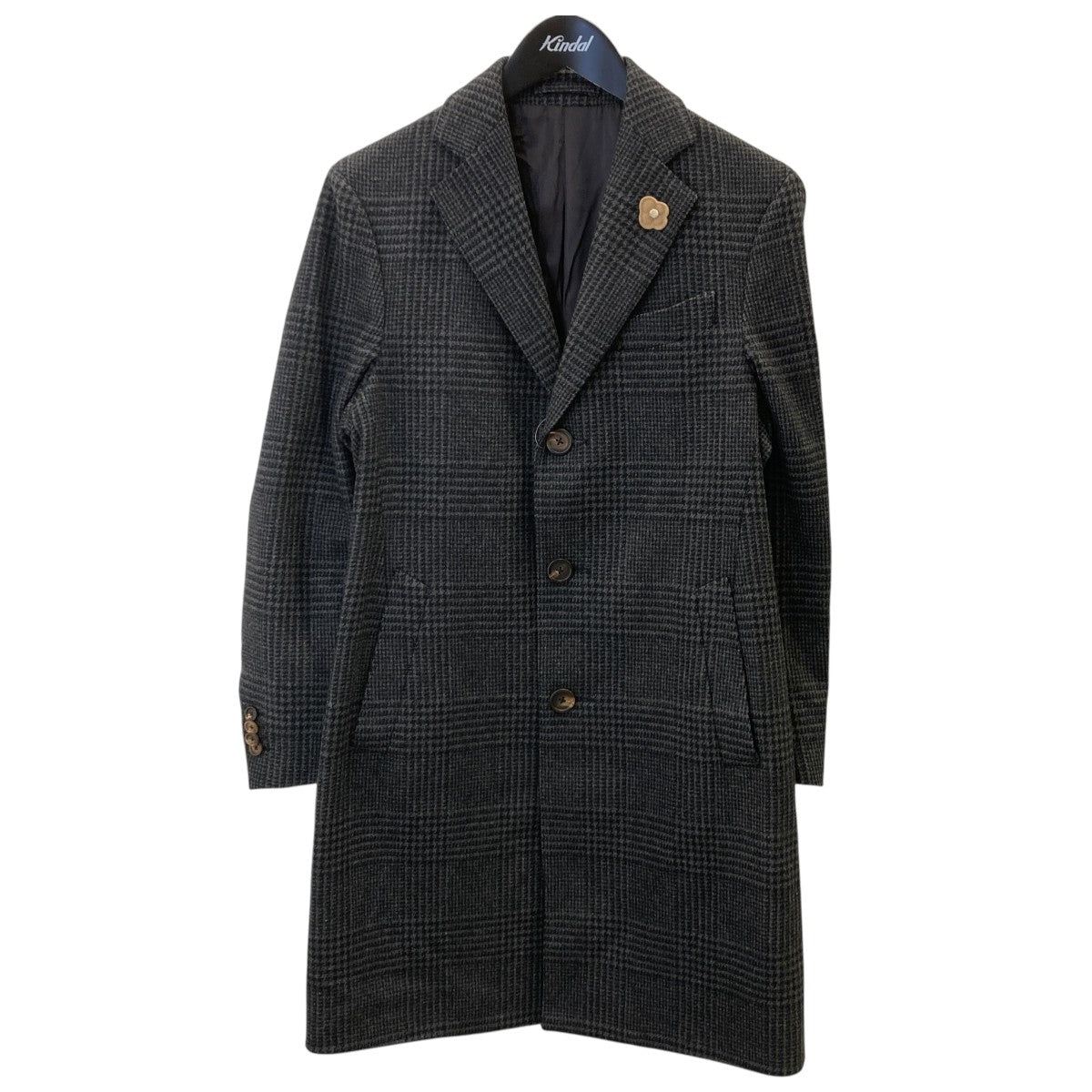 グレンチェックグレンチェックチェスターコートJL23636AQ