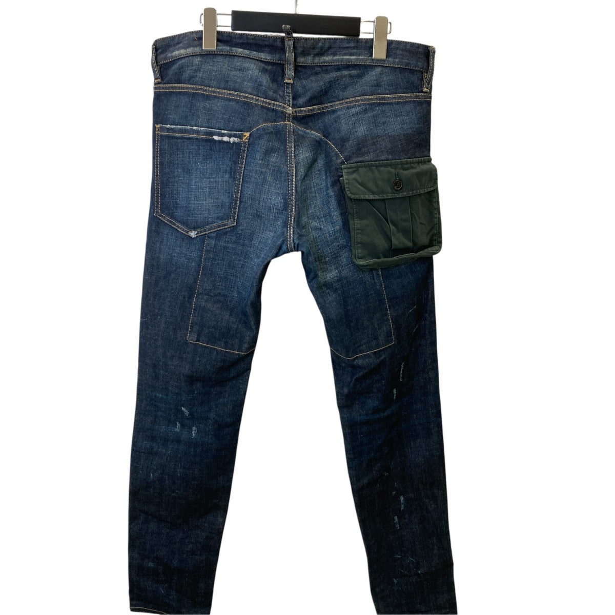 DSQUARED2 レザーベルトデニムパンツ 古着・中古-2枚目のアイテム画像