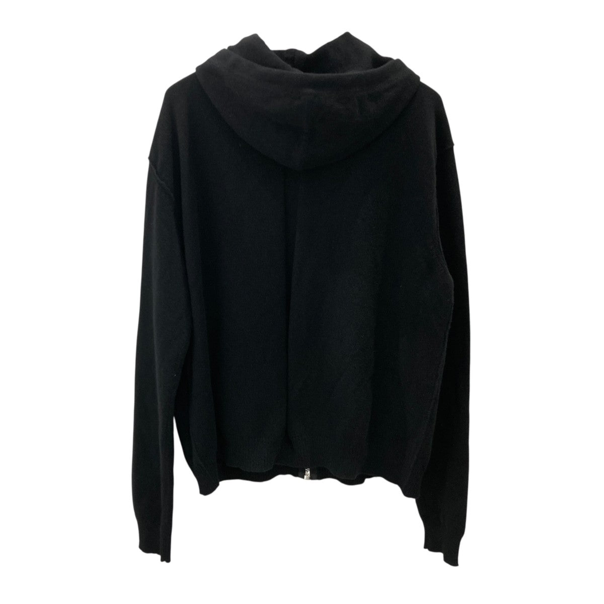 ZIPPED HOODIE カシミヤニットパーカーRU02E1614-WSBR