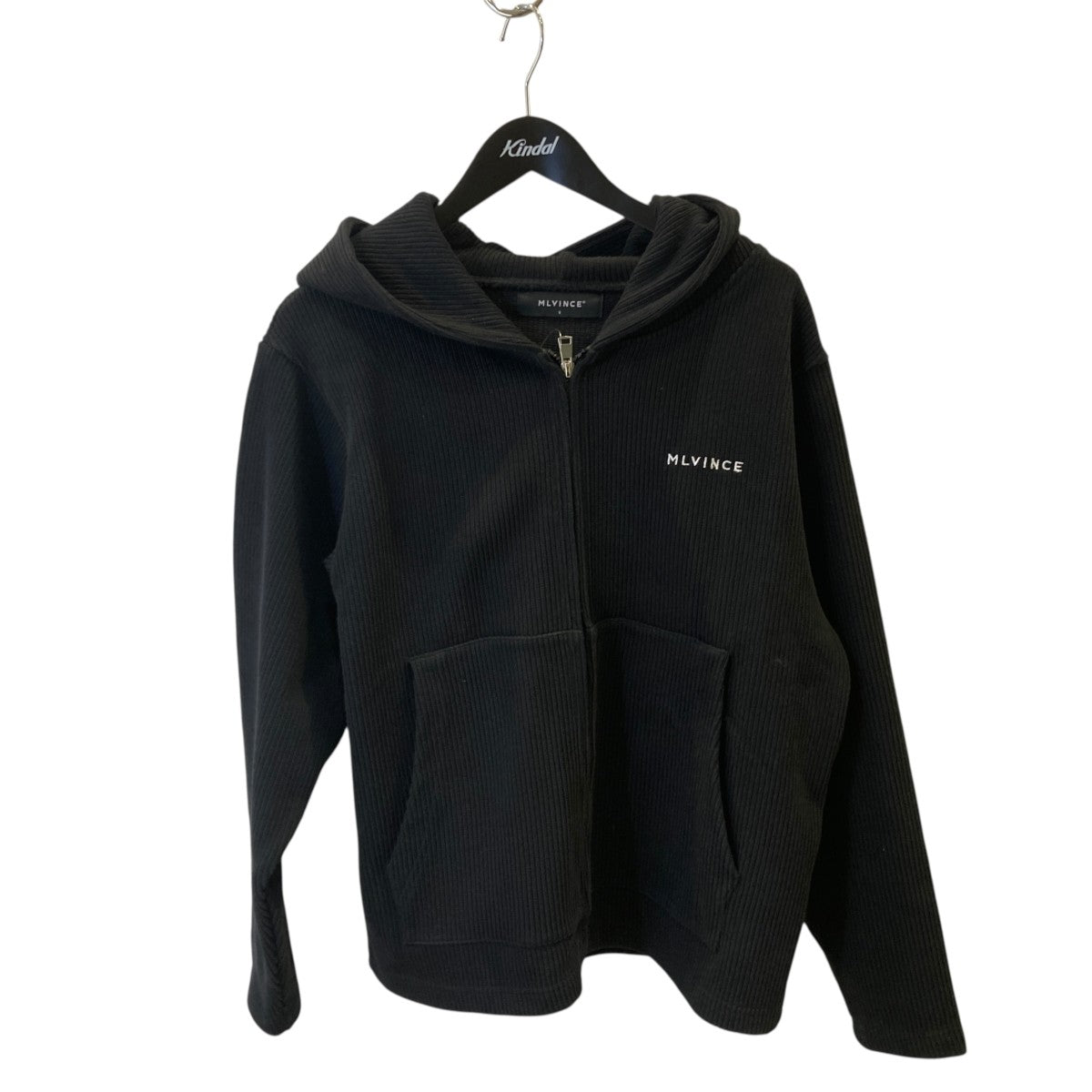 KNIT ZIP HOODYニットパーカーKZH03BK