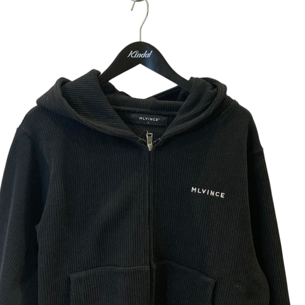 KNIT ZIP HOODYニットパーカーKZH03BK